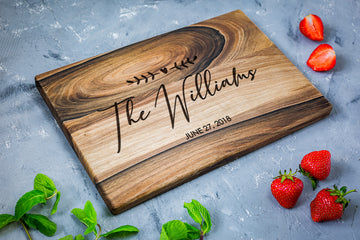 Custom Wedding Cutting Board – Gifted Hands Gift Shop