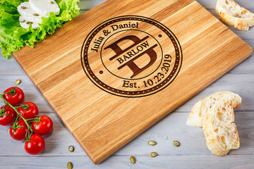 The Grillfather End Grain Custom Bamboo Cutting Board (2in Thick)