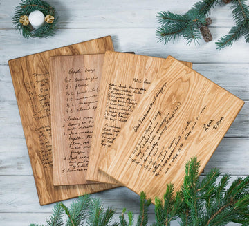 Personalized Recipe Heirloom Cutting Board (15 long by 7 wide) –  bryantswoodwork