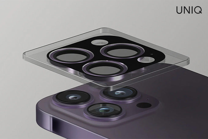 Easily removable and interchangeable iPhone camera protector 