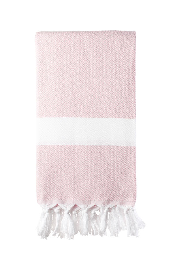 Dimanta Light Pink Turkish Towel