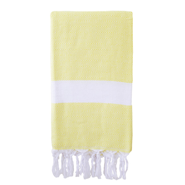 Dimanta Yellow Turkish Towel