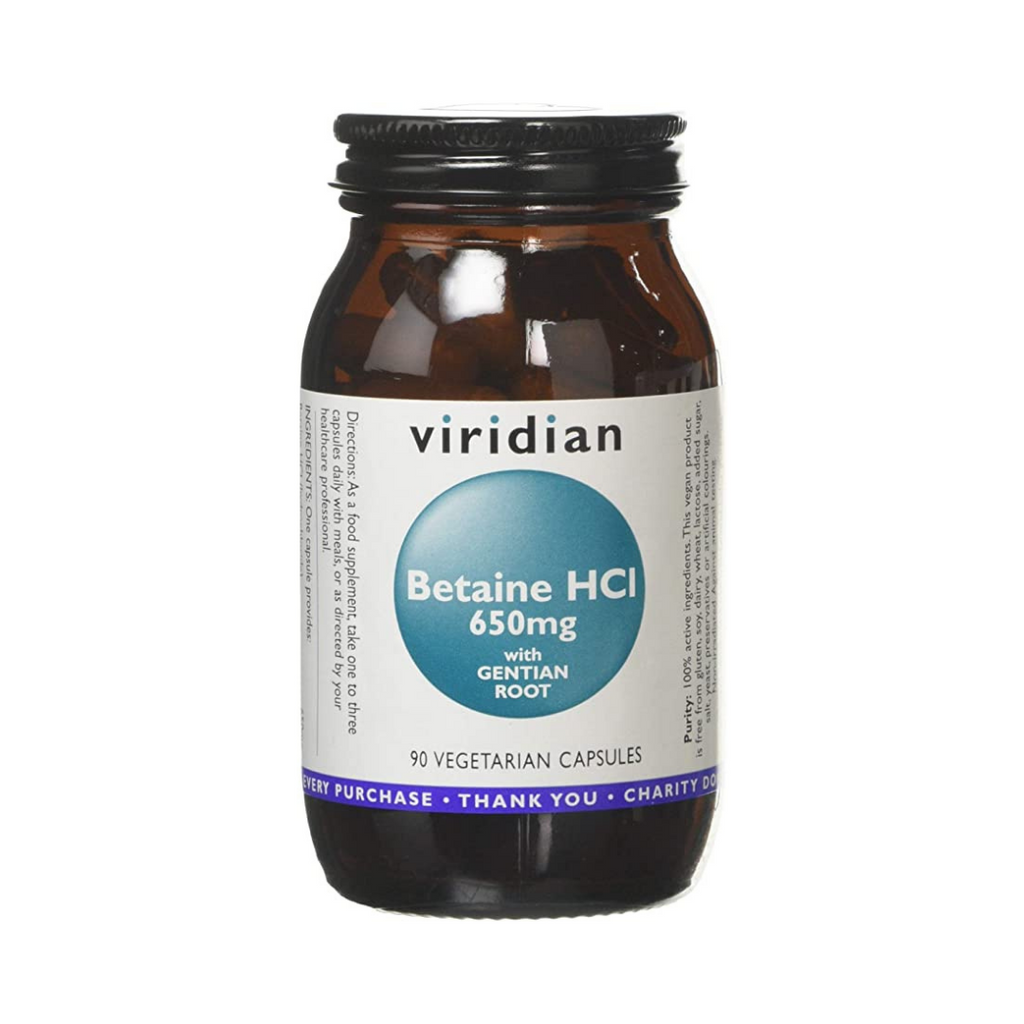 Viridian Betaine HCL with Gentian Root