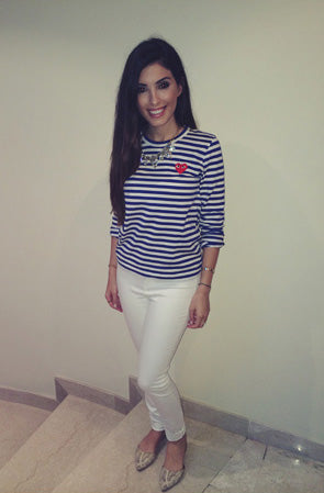 Tala Samman, MyFashDiary, IDA Rizzo, skinny jean, white jeans, denim, Donna Ida, fashion