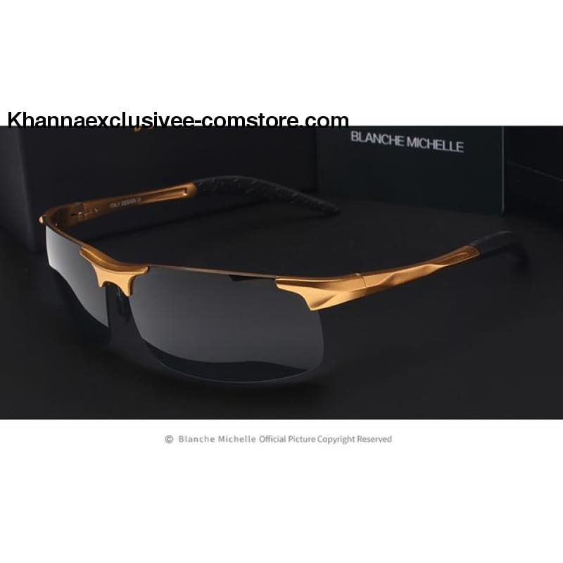 High Quality Aluminum Magnesium Polarized Sunglasses Men Sports