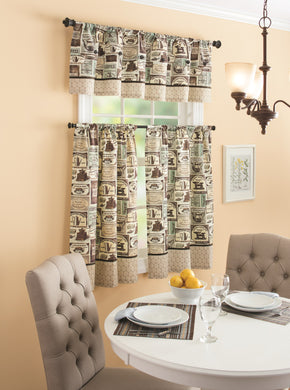 Coffee Theme Home Decor Tagged Kitchen Curtains Swags Valance