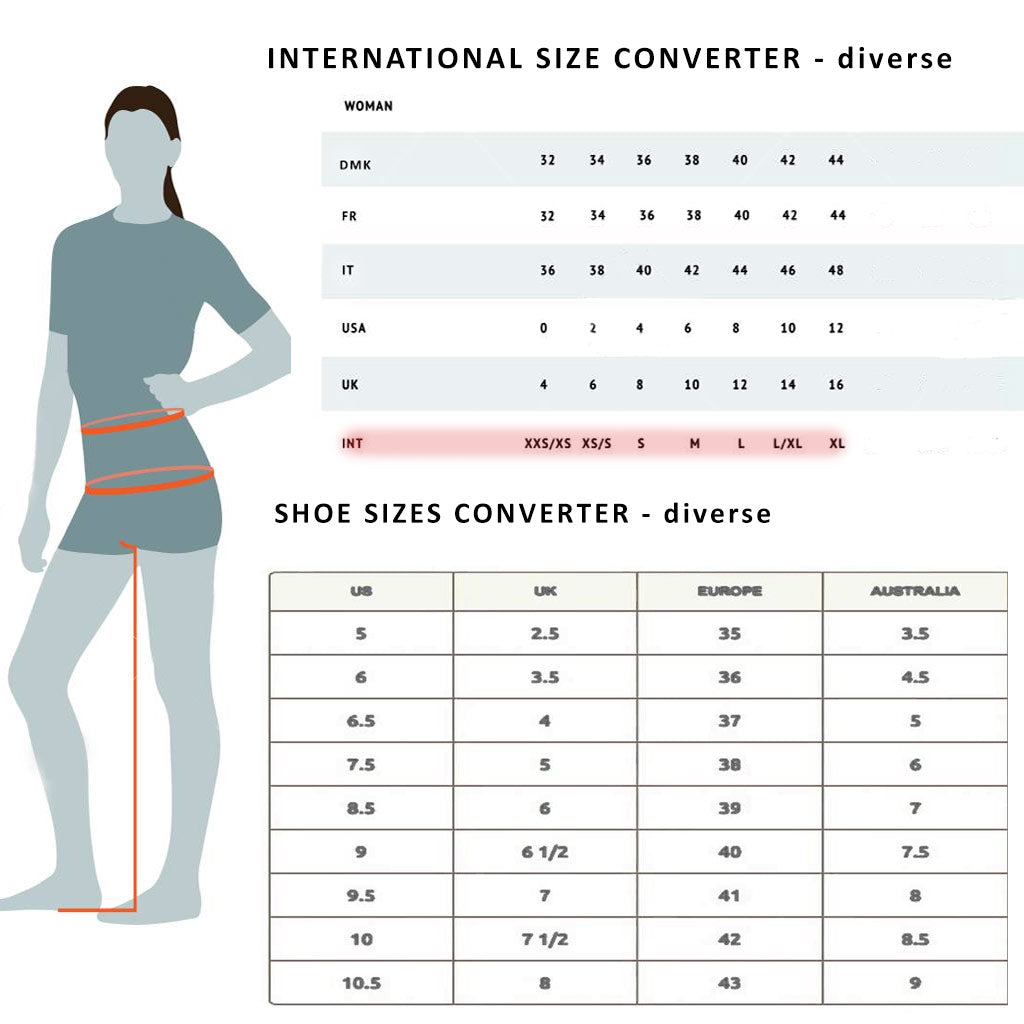 international footwear size chart