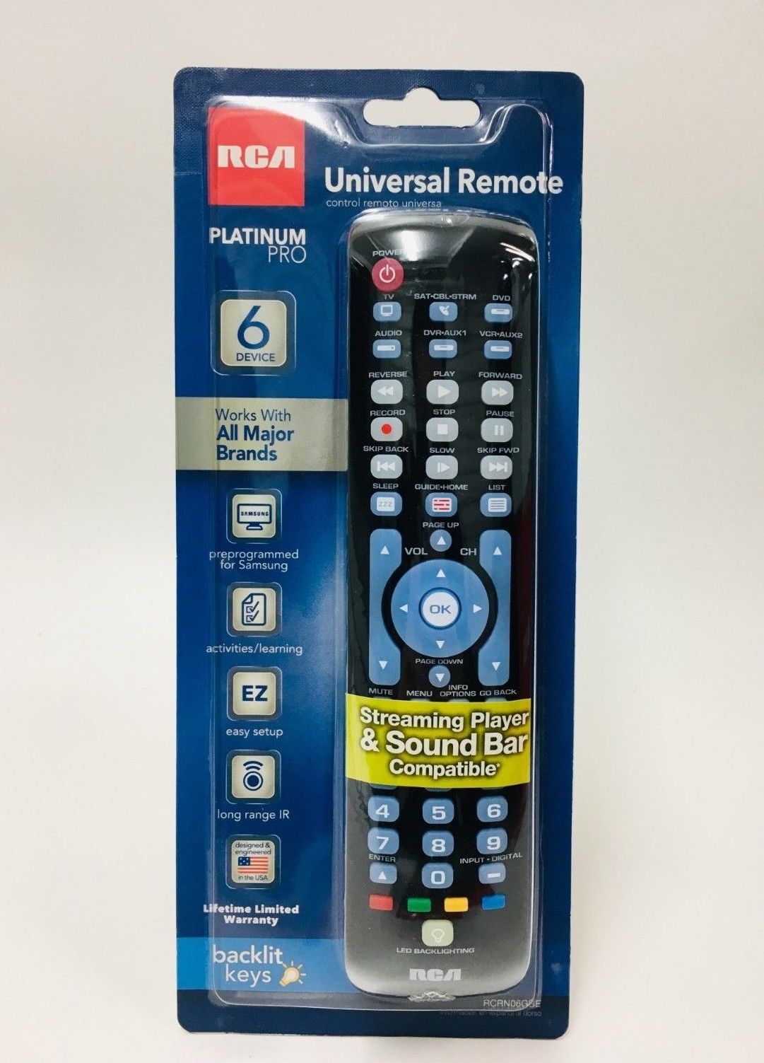 rca universal remote control