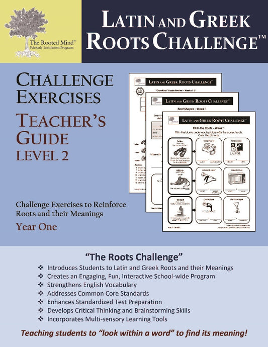 The Critical Thinking Word Roots Level 1 School Workbook Pages