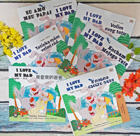I Love My Dad | Bilingual Children's Books