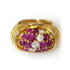 Kutchinsky Ruby & Diamond Ring