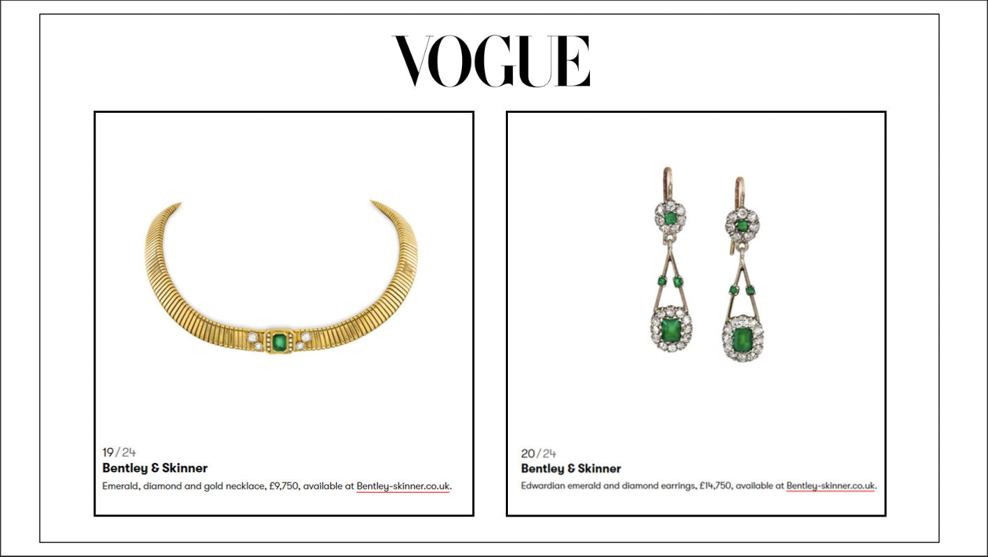 As Seen in British Vogue Article: Vintage Jewellery To Love For A Lifetime