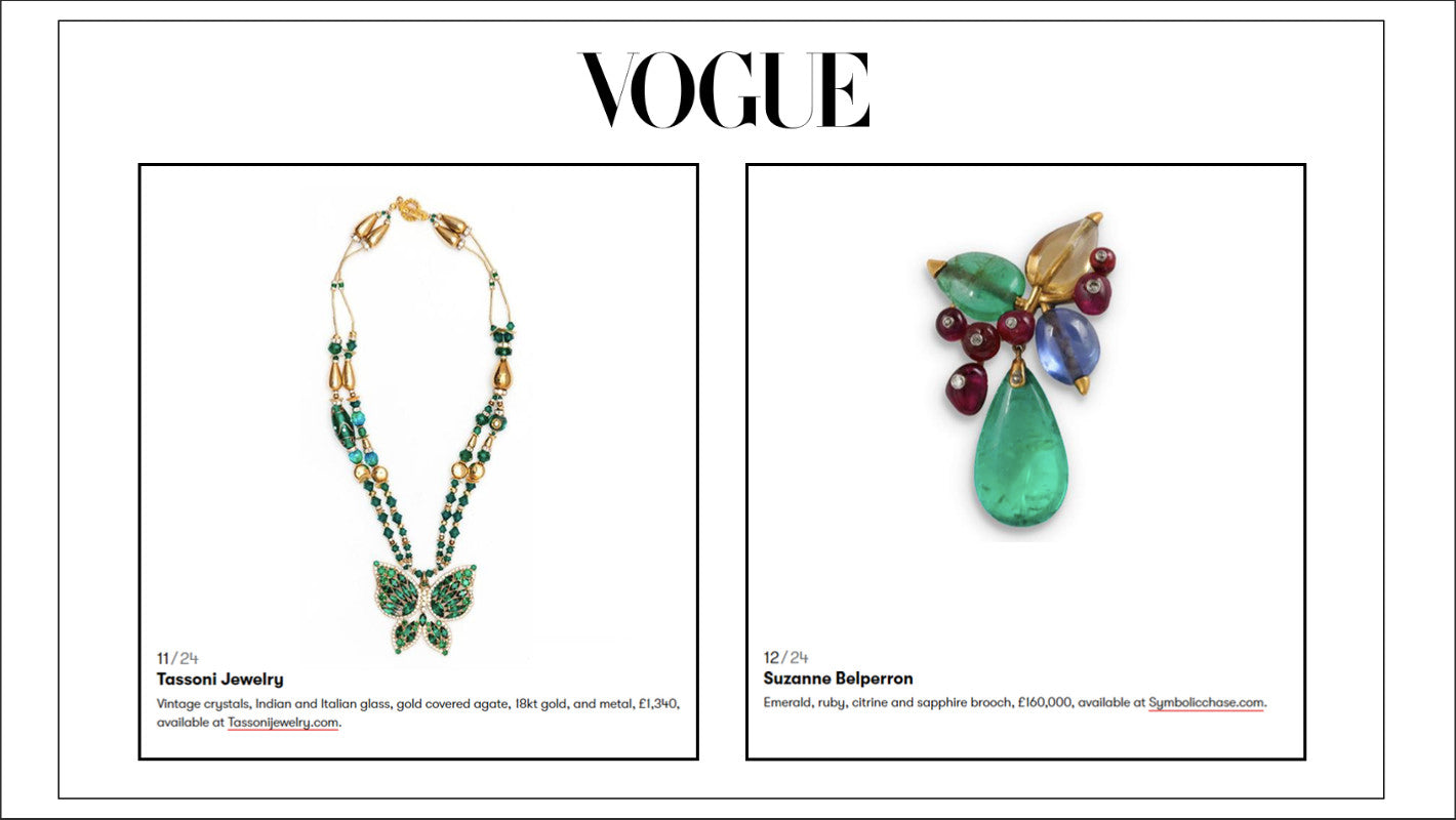 As Seen in British Vogue Article: Vintage Jewellery To Love For A Lifetime