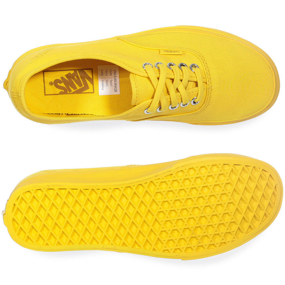 Tenis Vans Authentic - 38EMMQB - Amarillo Mujer | Shoelander.com - Footwear