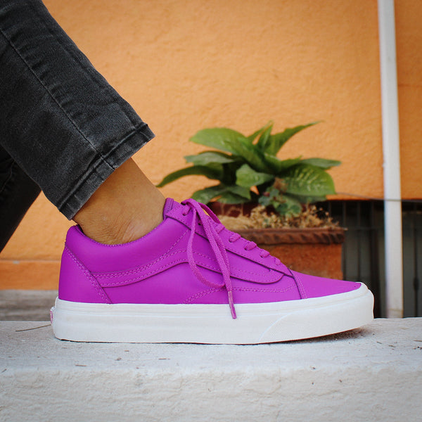 vans morados mujer