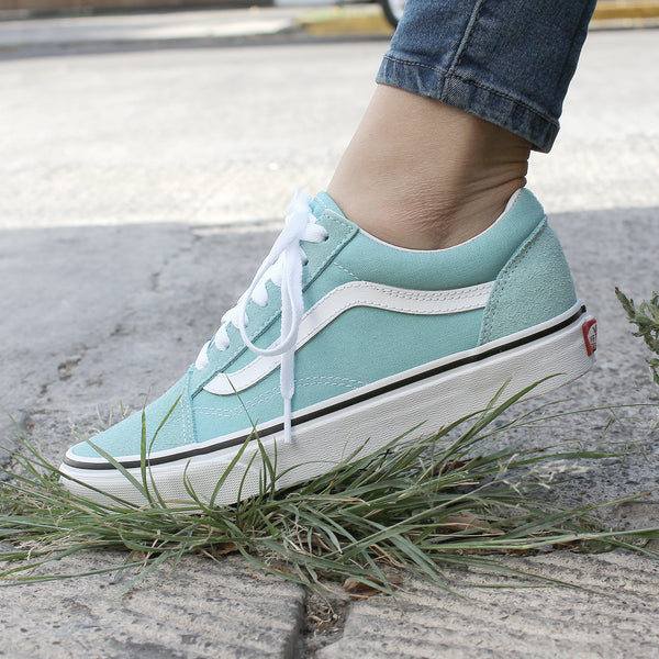 tenis vans mujer verdes