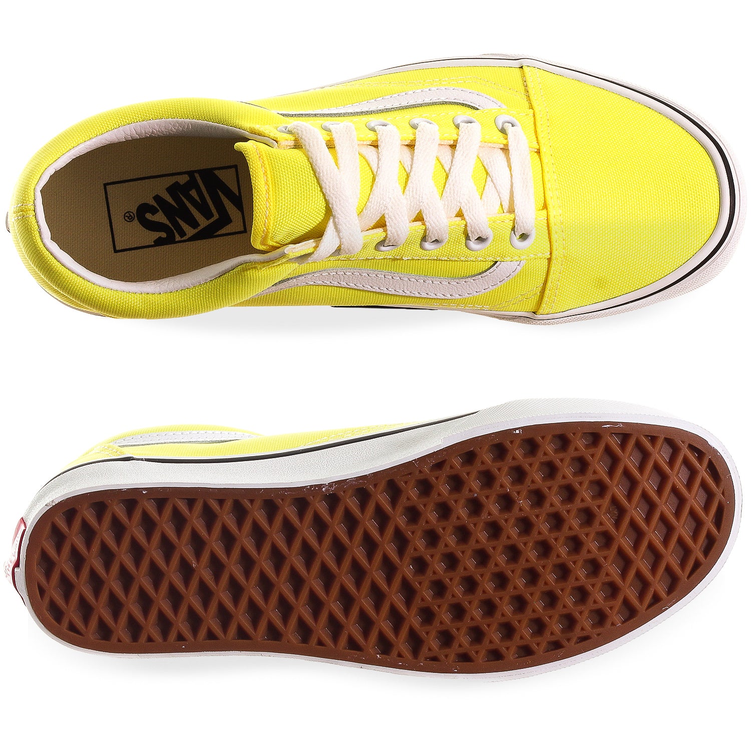 Tenis Vans Skool - 4U3BWT7 - Amarillo Volt Mujer | Shoelander.com - Footwear Retail