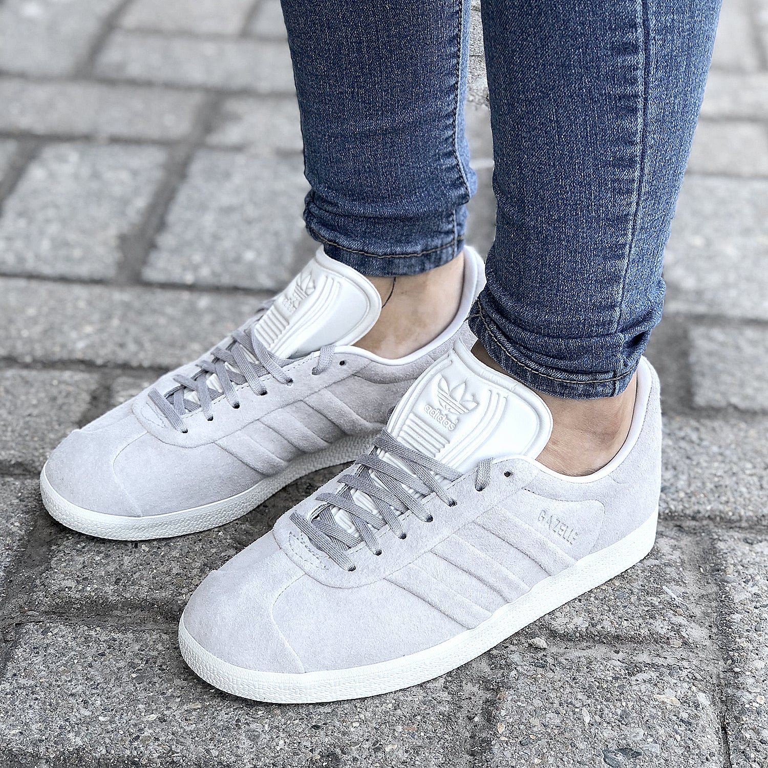 adidas gazelle gris claro mujer