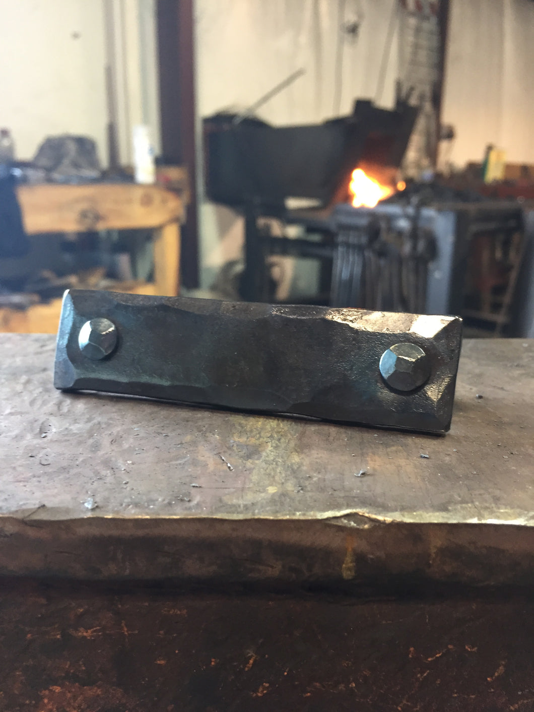 Blacksmith Custom Made Metal Iron Cabinet Hardware Drawer