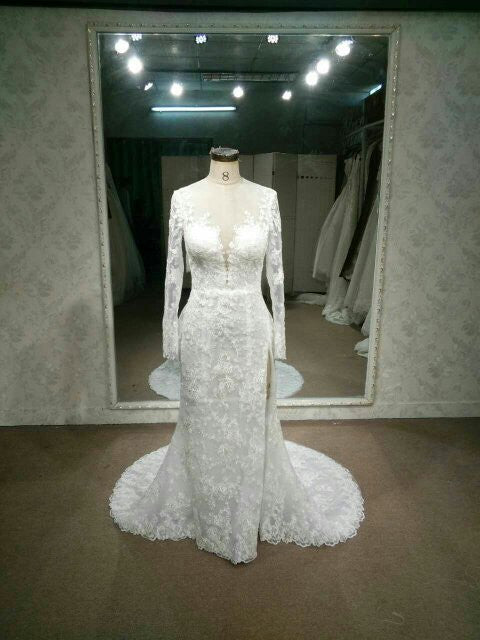 Long Sleeve Lace Wedding Dress Darius Cordell 5557