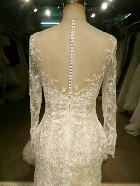 Long Sleeve Lace Wedding Dress Darius Cordell 9228