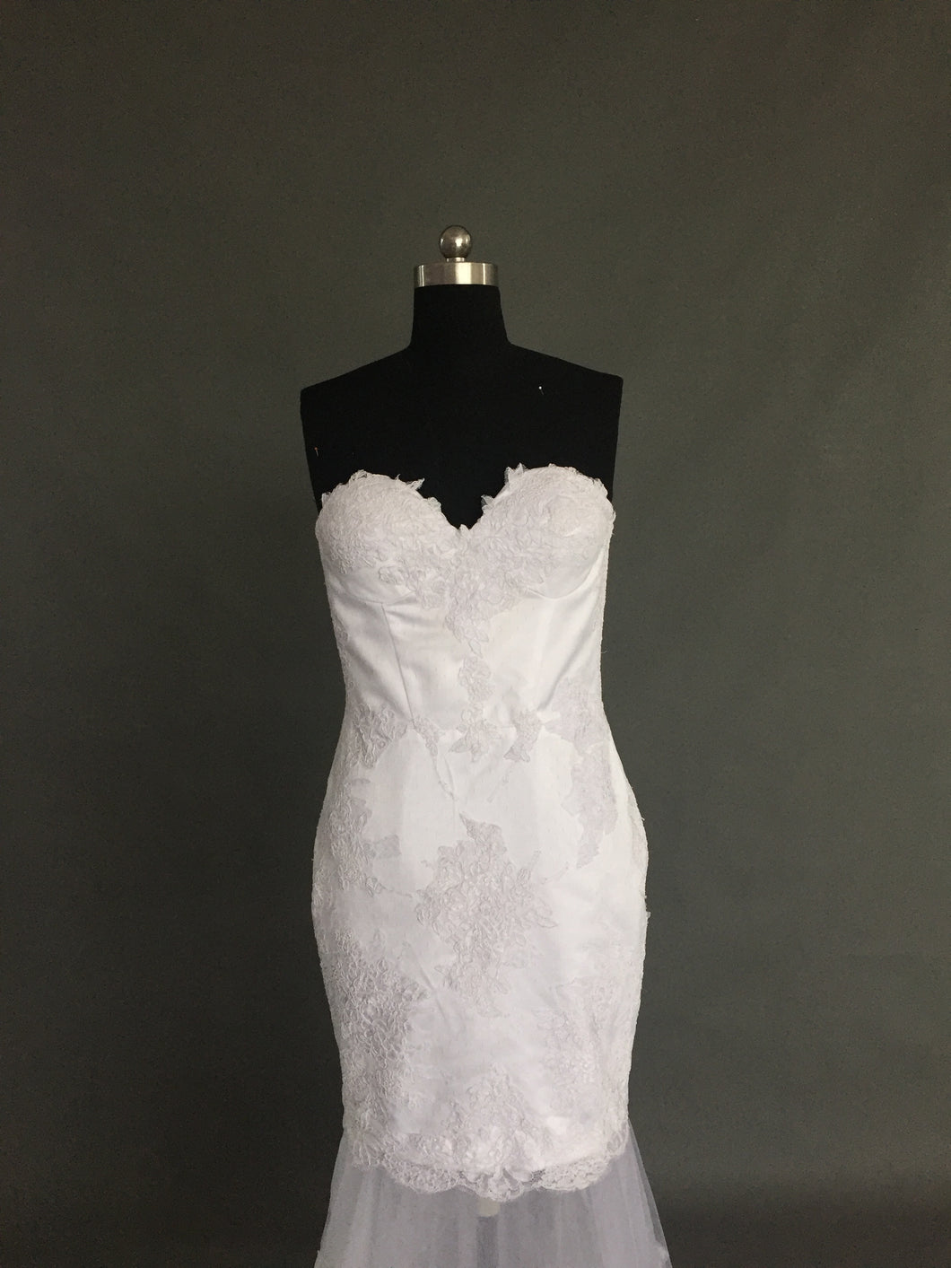 Strapless Sheer Skirt Wedding Dress From Darius Usa Darius Cordell 3543