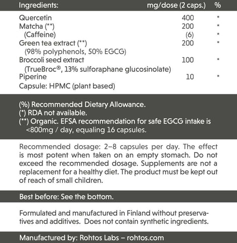 Rohtos Maintain - Metabolic Booster (60 caps)