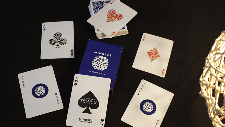 Mindset Blue Marked Playing Cards USPCC