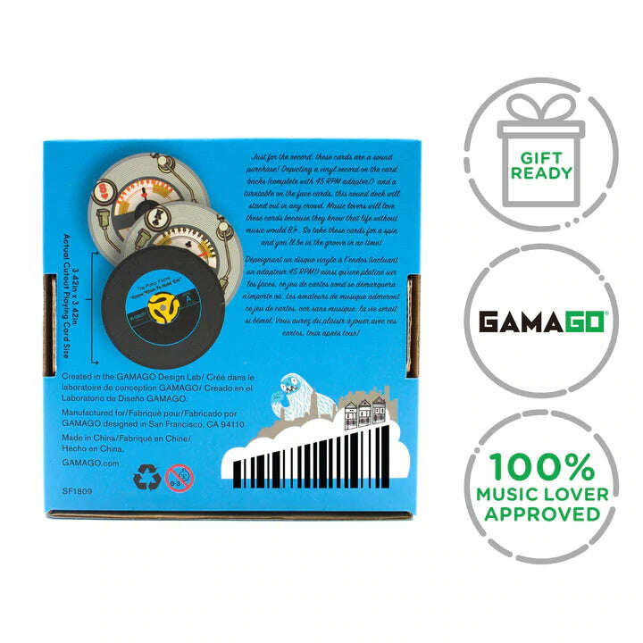 Record Shaped Playing Cards GAMAGO