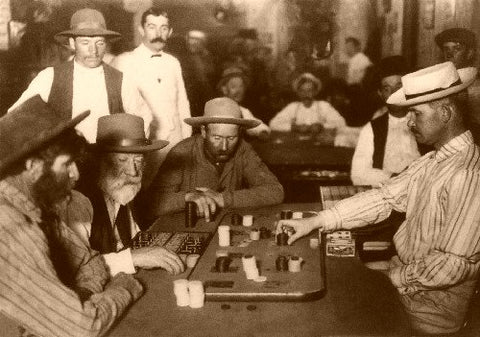 (A game of Faro in 1895)