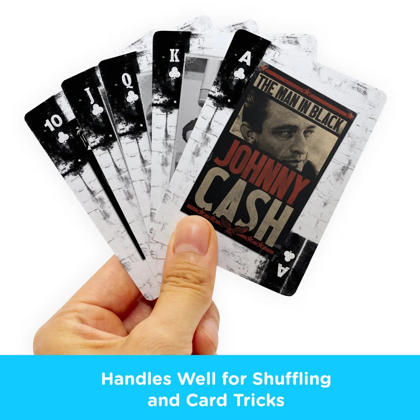 Johnny Cash Playing Cards by Aquarius - Celebrate the Music Legend
