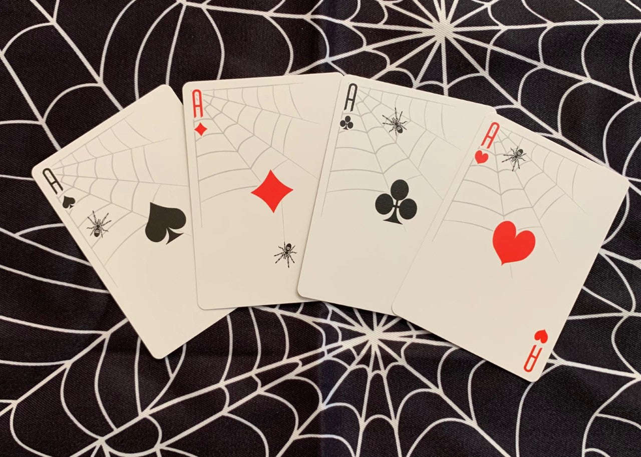 Spider Gilded Bicycle Playing Cards