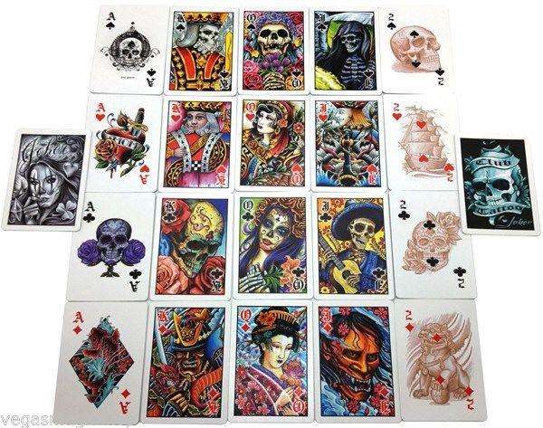 Arriba 104+ imagen bicycle club tattoo playing cards