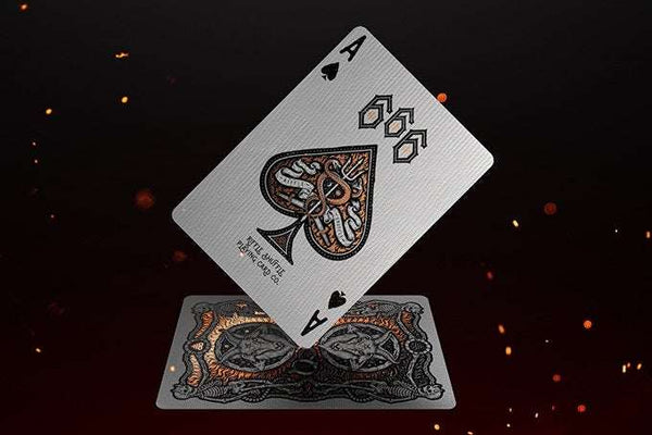 666 Hell-Forged Bronze Dark Reserve Playing Cards Cartamundi ...