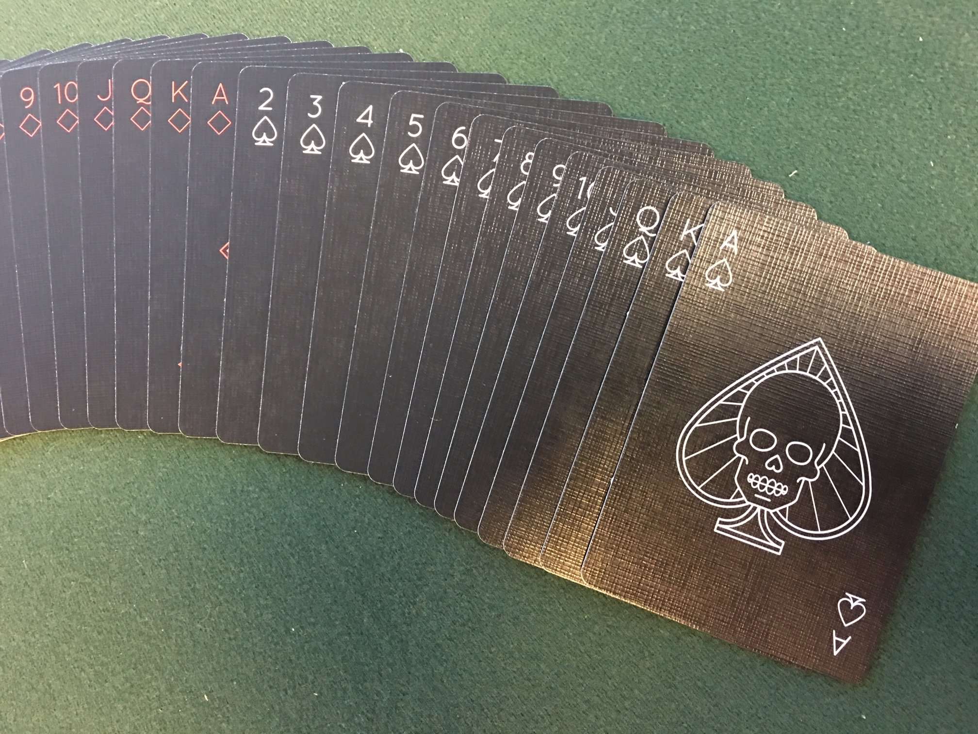 Pitch Black v2 Playing Cards Cartamundi