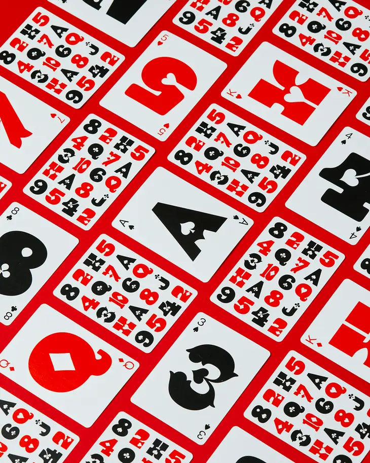Just Type v2 Playing Cards USPCC