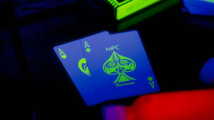 Fluorescent Neon Playing Cards MPC – PlayingCardDecks.com