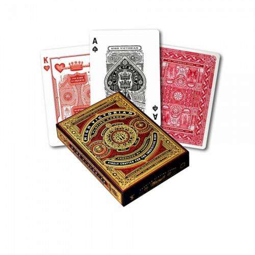 High Victorian Red Playing Cards USPCC - PlayingCardDecks.com