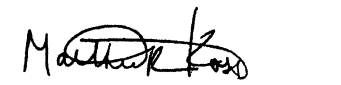 Matt Koss Signature