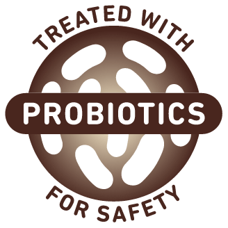 Treated with probiotics for safety