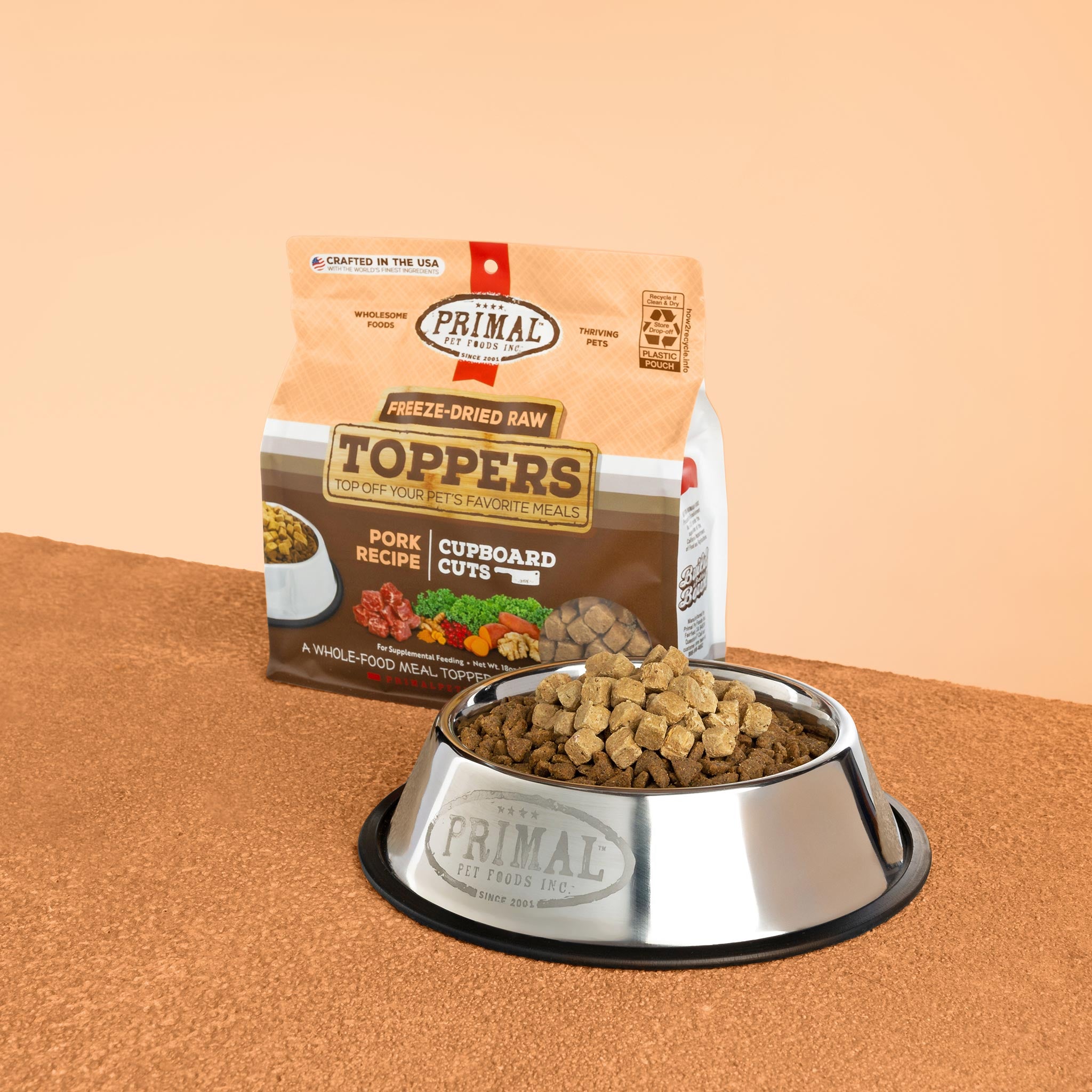 Freeze-Dried Raw Toppers <br> Pork - Primal Pet Foods product image