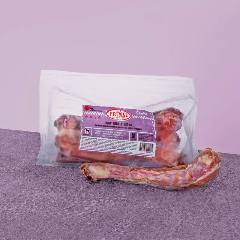 Raw Meaty Bones Turkey Necks | Primal Pet Foods