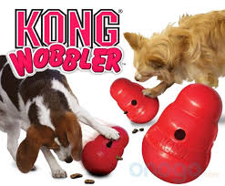 wobbler dog toy