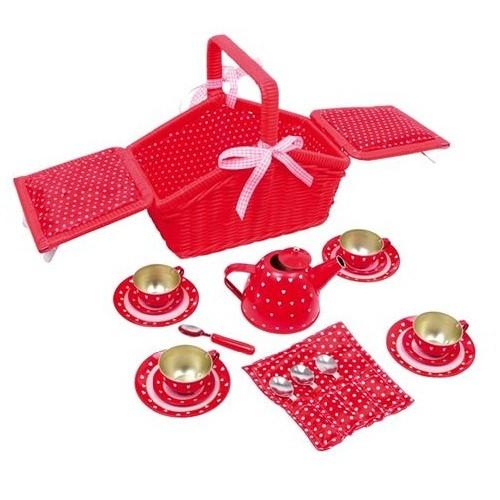 picnic basket tea set