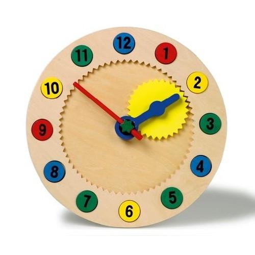 wooden learning clock