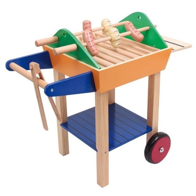 wooden bbq toy