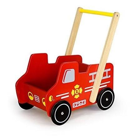 wooden fire engine walker