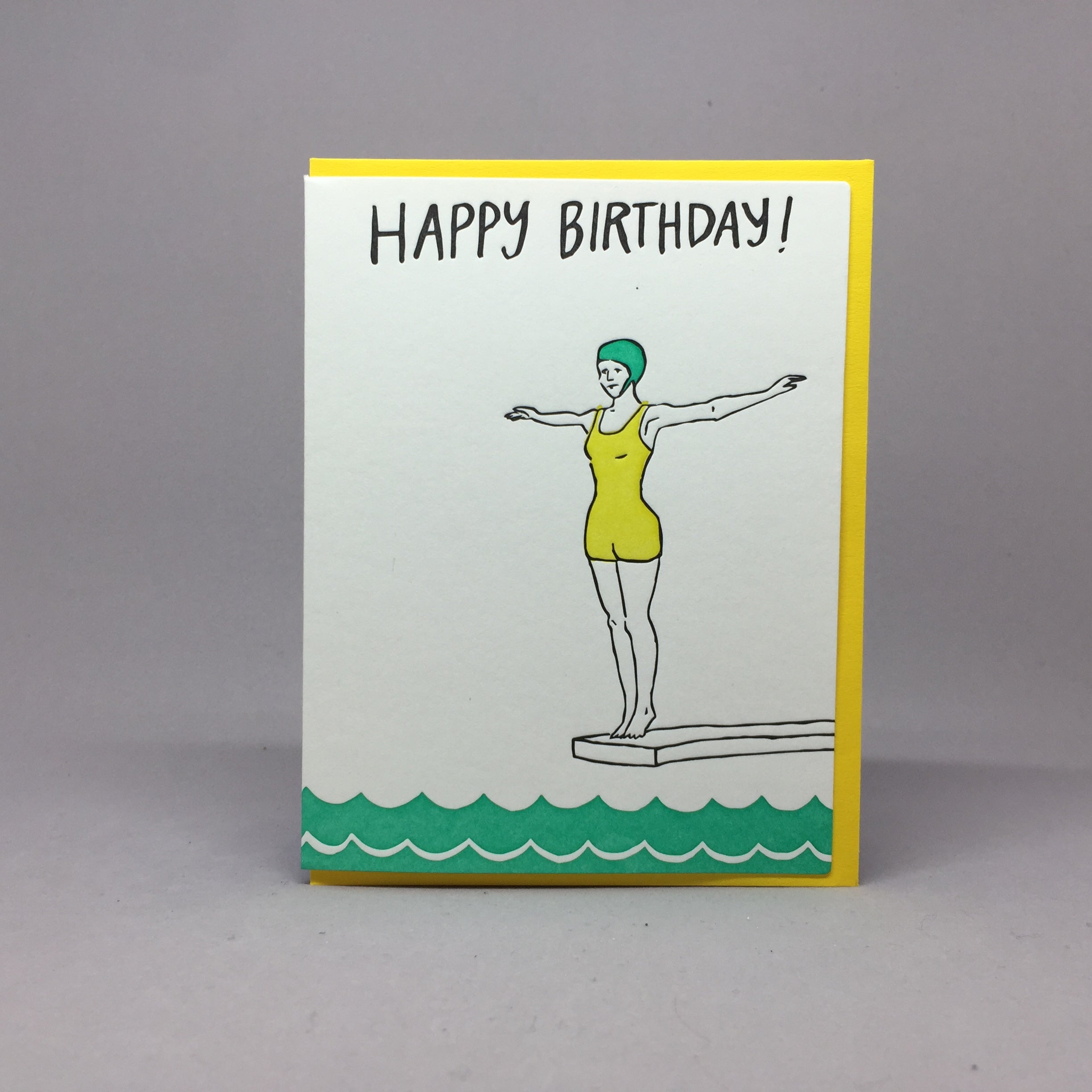 Happy Birthday - Swimmer