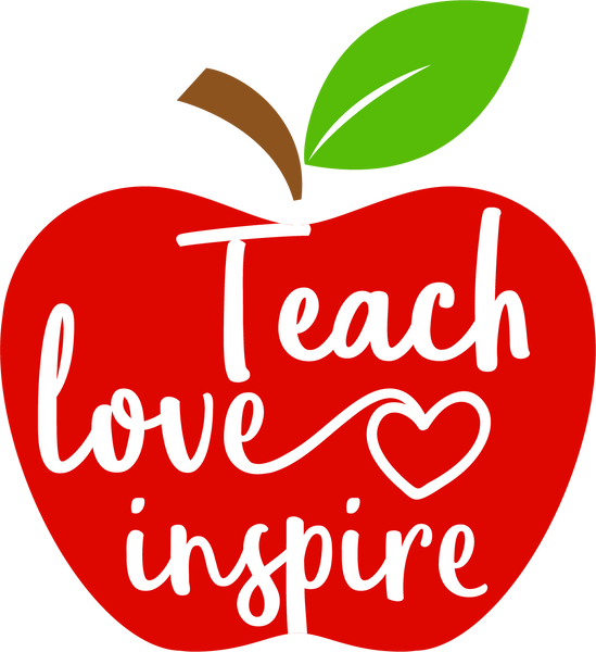 Free Free 350 Teach Love Inspire Apple Svg SVG PNG EPS DXF File