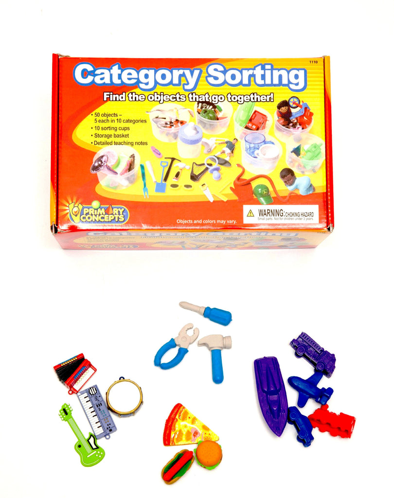 Rainbow Colour Sorting And Counting Tuff Tray Kit - EYR Exclusives